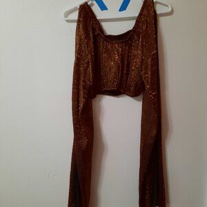 Domba Tribal Bellydance Copper Blouse/Top